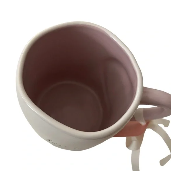 Rae Dunn ‘Love is Everything’ Mug with Purple Heart handle - New - Picture 3 of 3